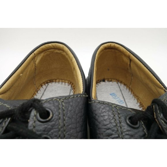 Dr Comfort Patrick Black Leather Dress Casual Lace Up Loafers Shoes Men\'s 8 M main image 6